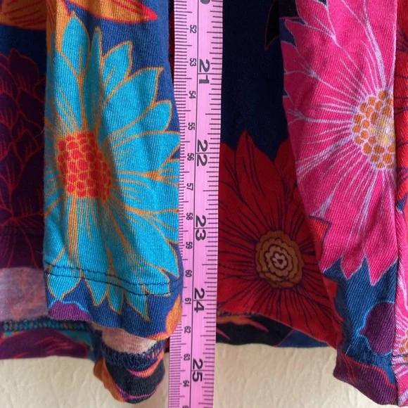 Johnny Was The Janie Favorite Short Sleeve V Neck Swing T Tee Shirt S - Picture 8 of 9